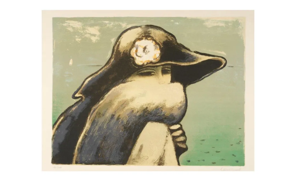 Litografía Cassigneul  - Le renard gris