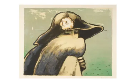 Litografía Cassigneul  - Le renard gris