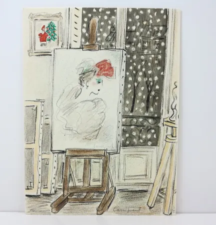 Litografía Cassigneul  - Lithographie signée. 