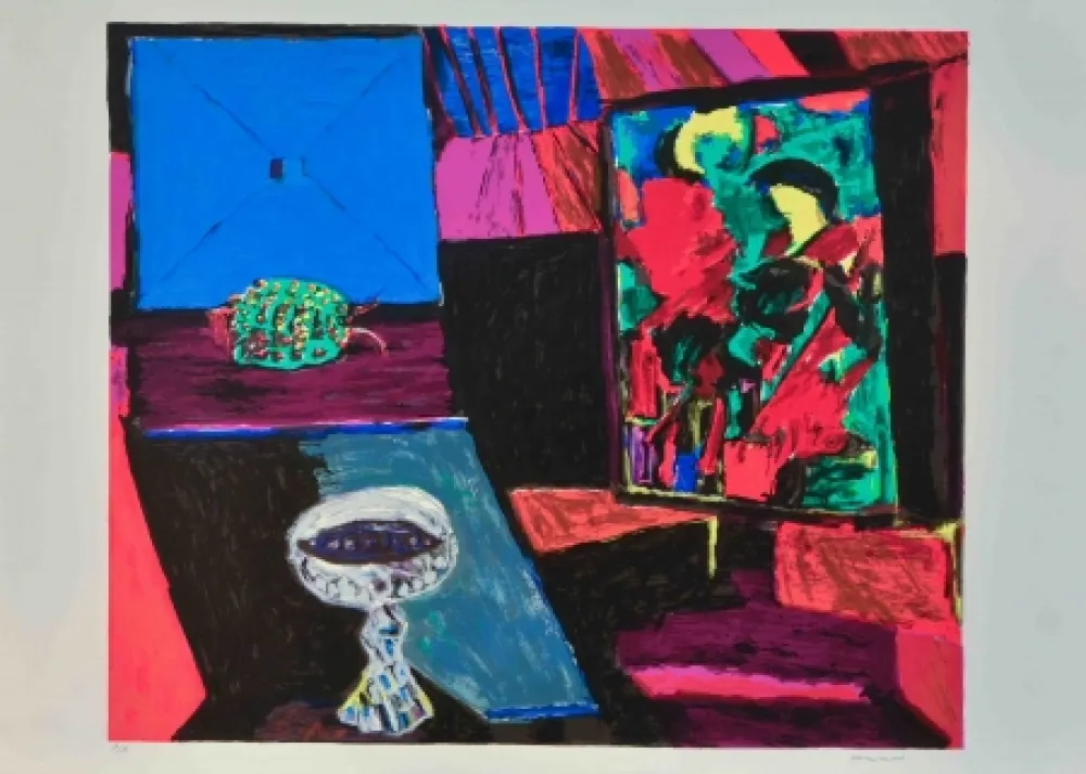 Serigrafía Cassinari - Senza titolo