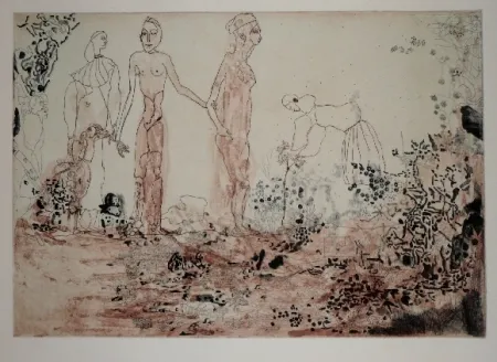 Aguafuerte Y Aguatinta Castillo - Agua amarga