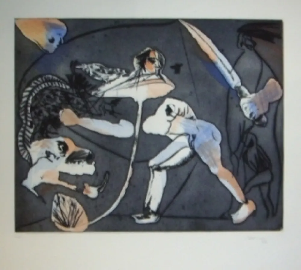 Aguafuerte Y Aguatinta Castillo - America espanoles