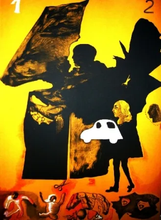 Litografía Castillo - Barcelone 1