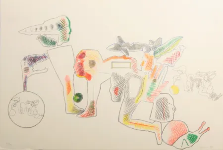 Litografía Castillo - Carpeta 12 Aniversari Galeria Joan Prats