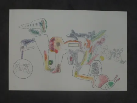 Litografía Castillo - Hommage à Joan Prats