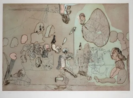 Aguafuerte Y Aguatinta Castillo - Palomares hoy