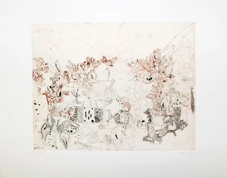 Aguafuerte Castillo - Sin Título