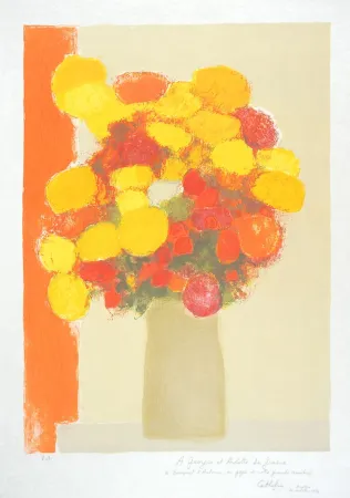 Litografía Cathelin - Automne - Autumn