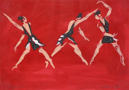 Sin Técnico Caulfield - Untitled (Female Costume Design for “Party Game” 1984