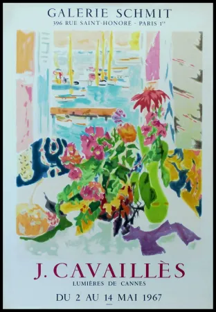 Cartel Cavailles - J.CAVAILLÈS GALERIE SCHMIT - LUMIÈRES DE CANNES