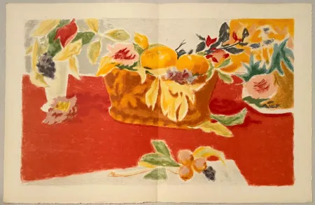 Litografía Cavailles - Nature morte