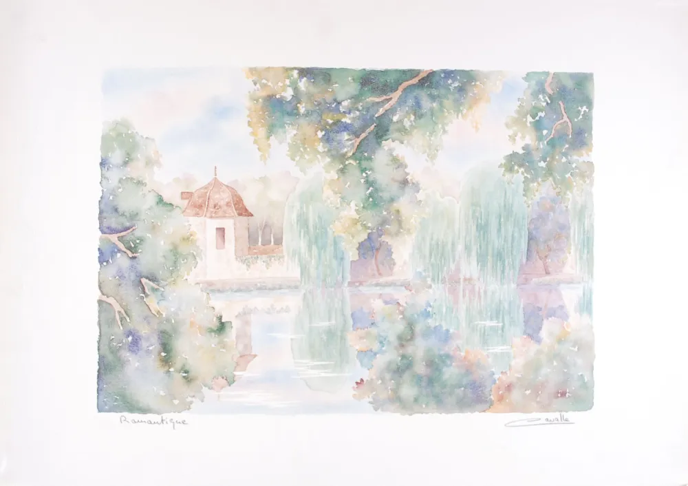 Litografía Cavalle - Romantique