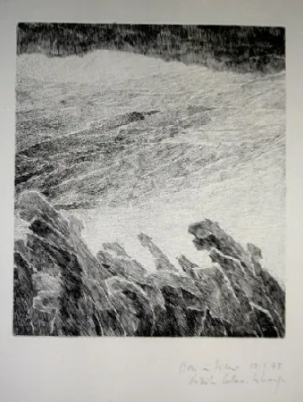 Grabado Celan Lestrange - Bei wein