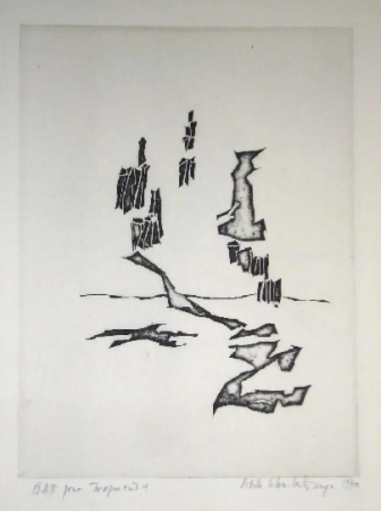 Grabado Celan Lestrange - Fragment 1 -pl1