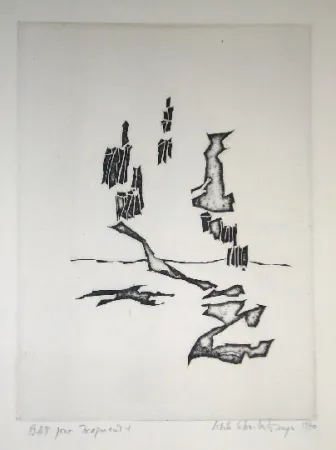 Grabado Celan Lestrange - Fragment 1 -pl1