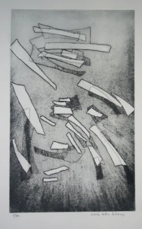 Aguafuerte Celan Lestrange - Inachevé