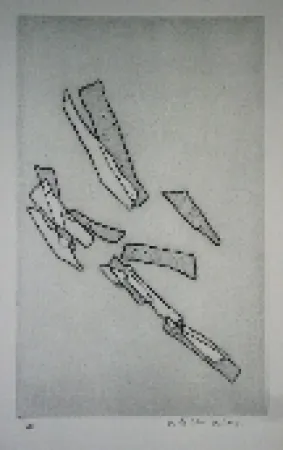 Aguafuerte Celan Lestrange - Inachevé