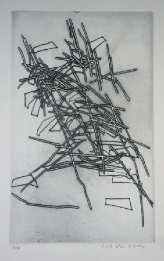 Aguafuerte Celan Lestrange - Inachvé