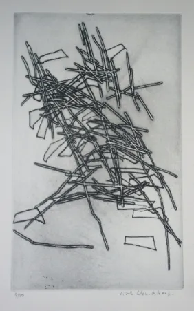 Aguafuerte Celan Lestrange - Inachvé