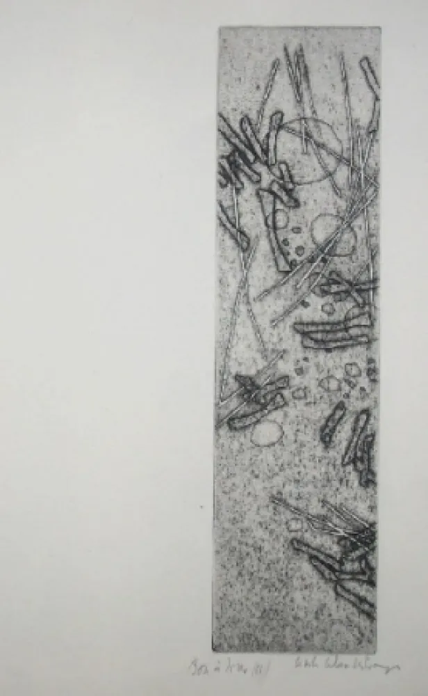 Grabado Celan Lestrange - Schwarzmaut - 11