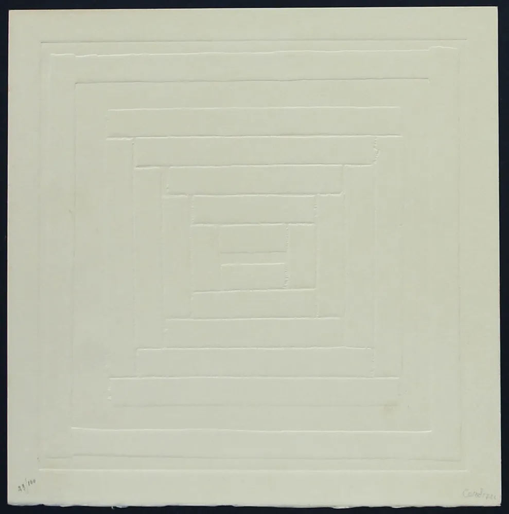 Litografía Ceroli - SENZA TITOLO