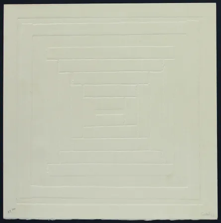 Litografía Ceroli - SENZA TITOLO