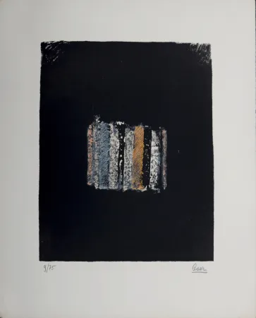 Litografía Cesar - Composition, 1963 - Hand-signed & numbered!