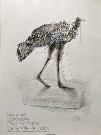 Cartel Cesar - Les Amis du Musée d'Art Moderne de la Ville de Paris