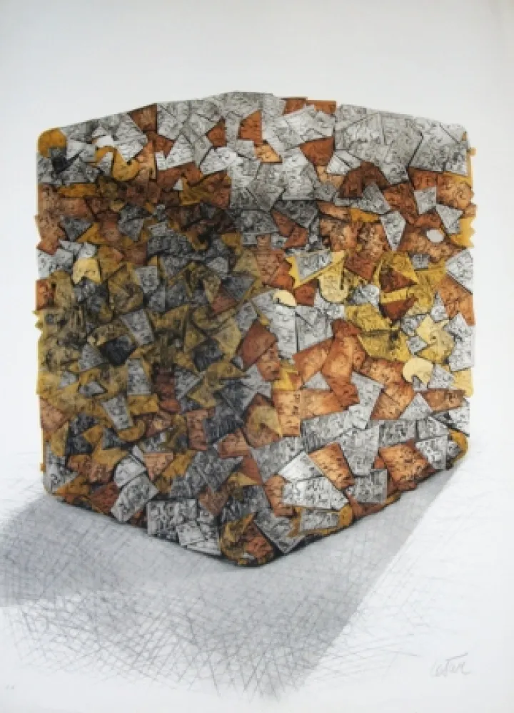 Litografía Cesar - Les compressions