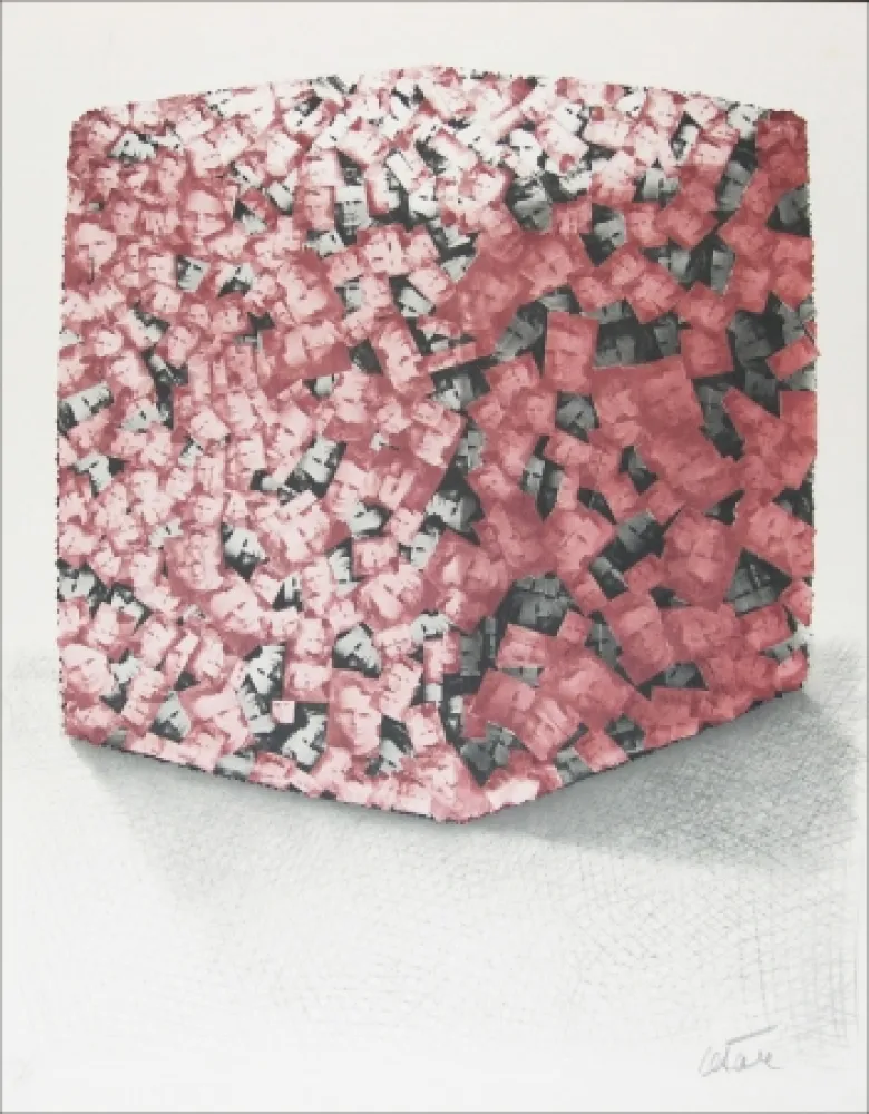 Litografía Cesar - Marie Curie