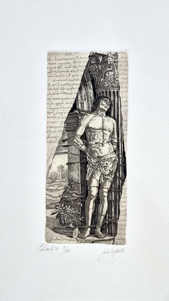 Aguafuerte Ceschin - Omaggio a Mantegna