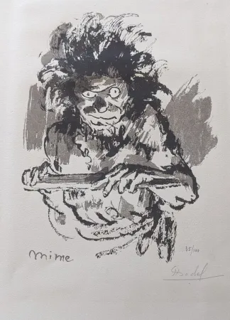 Grabado En Madera Chadel - Mime