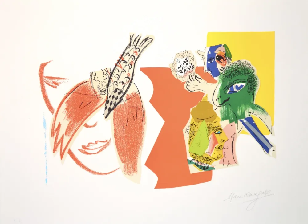 Litografía Chagall - 20th Century Stage 2 - M470