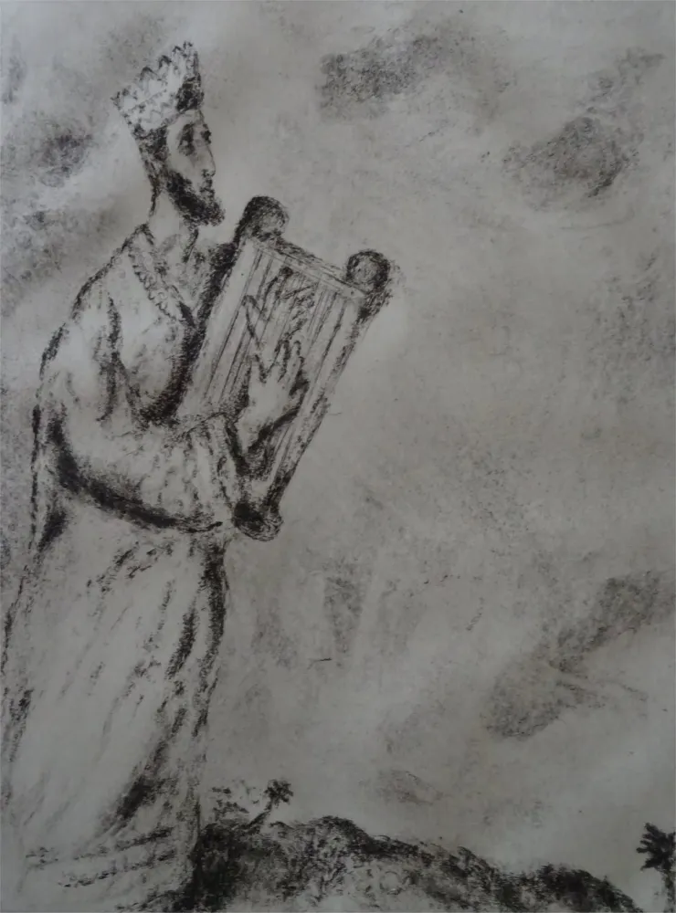 Aguafuerte Chagall - Cantique de l'Arc