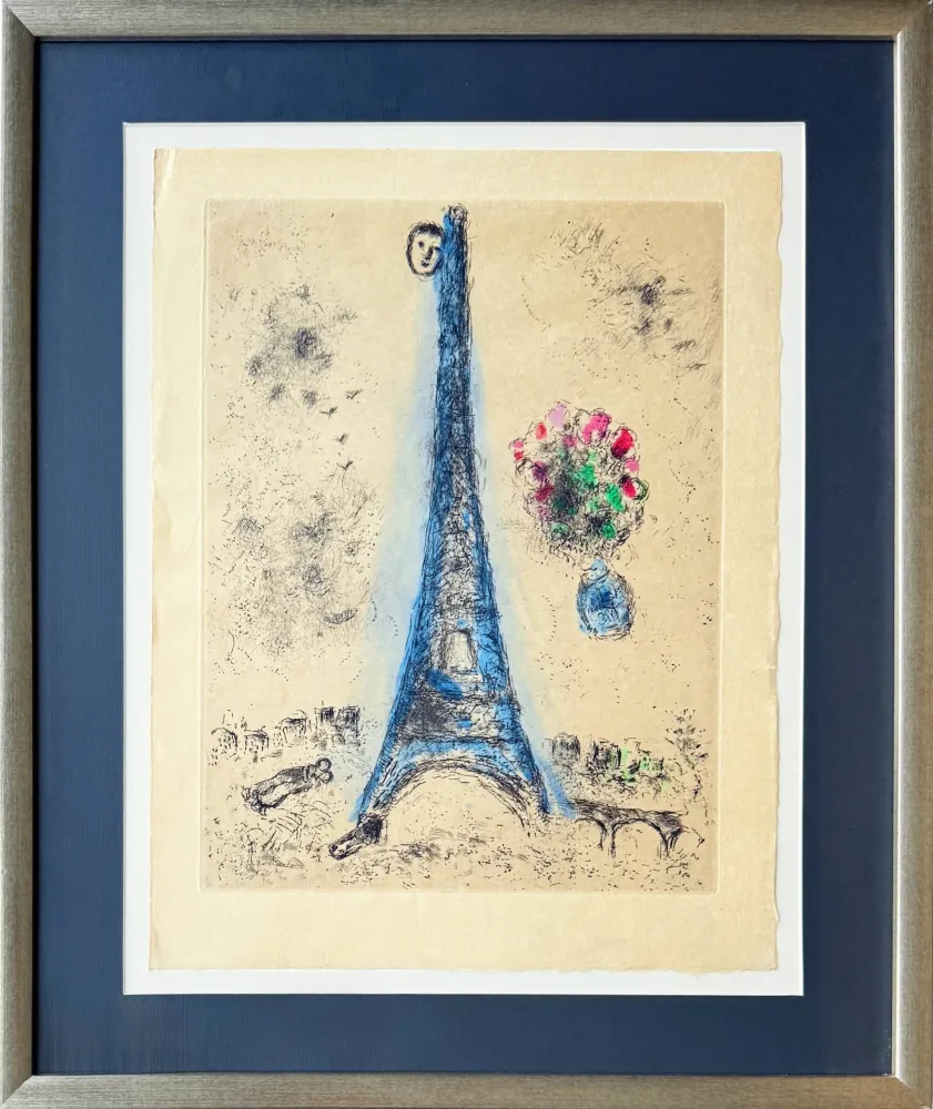 Aguafuerte Y Aguatinta Chagall - Celui qui dit les choses sans rien dire, Planche I