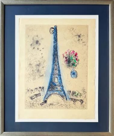 Aguafuerte Y Aguatinta Chagall - Celui qui dit les choses sans rien dire, Planche I