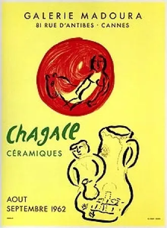 Litografía Chagall - Céramiques