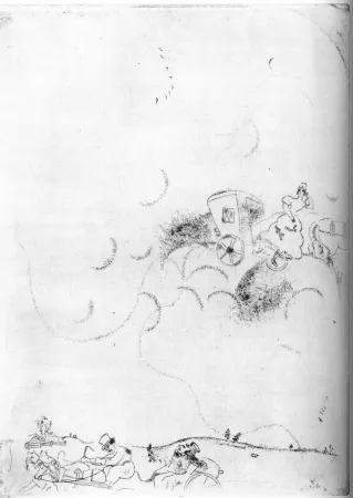 Aguafuerte Chagall - Cicicov's Dream