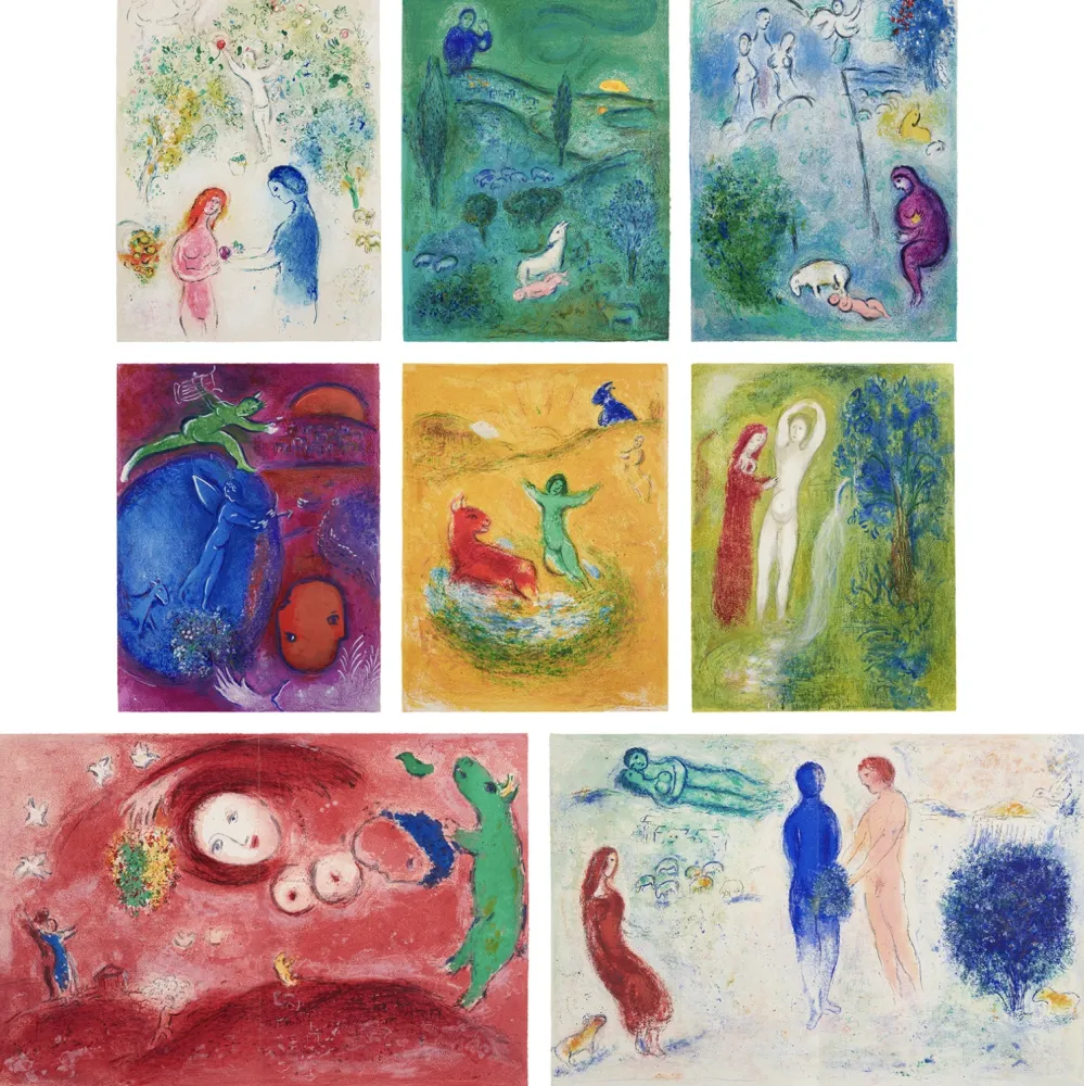 Litografía Chagall - Daphnis and Chloé full album