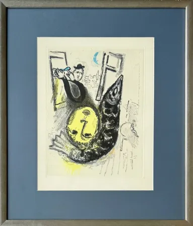 Aguafuerte Y Aguatinta Chagall - De Mauvais Sujets - Planche II