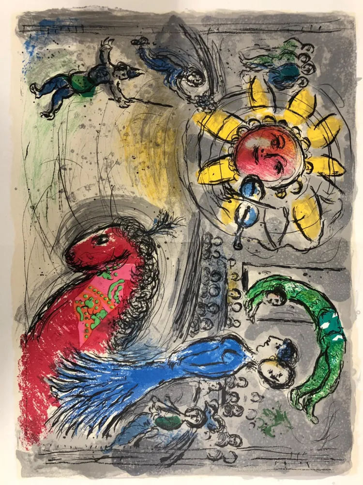 Litografía Chagall - Derrière le Miroir