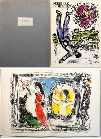 Libro Ilustrado Chagall - DERRIÈRE LE MIROIR N° 147 (1964). TIRAGE DE LUXE SUR ARCHES.