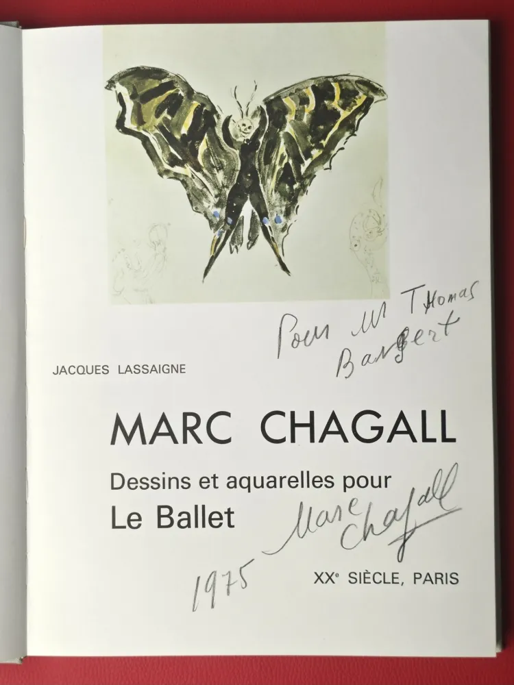 Libro Ilustrado Chagall - Dessins et aquarelles pour “Le Ballet”