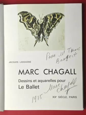 Libro Ilustrado Chagall - Dessins et aquarelles pour “Le Ballet”
