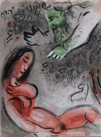 Litografía Chagall - Ève maudite par Dieu, 1960