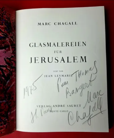 Libro Ilustrado Chagall - GLASMALEREIEN FÜR JERUSALEM / Windows  for Jerusalem 
