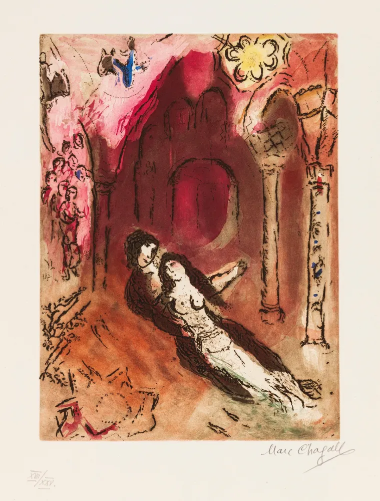 Aguafuerte Y Aguatinta Chagall - Granada