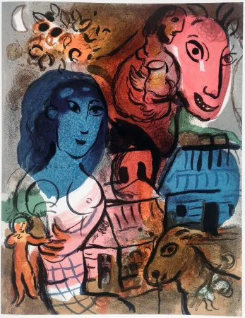 Litografía Chagall - Homage to Marc Chagall (XXe Siècle. Special issue, 1969)