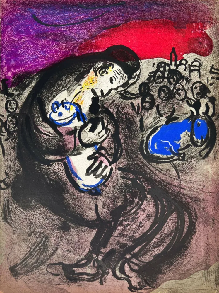Litografía Chagall - Jeremiah's lamentations