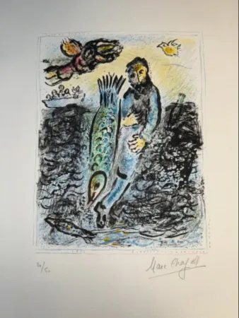 Litografía Chagall - Jonah I